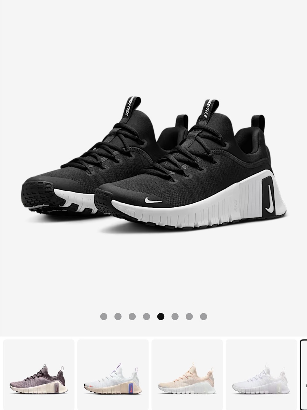 Nike Women’s Black Running Shoes with White Sole